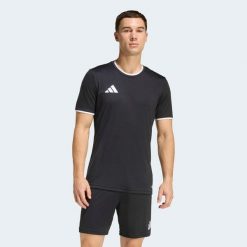 Koszulka piłkarska ADIDAS Entrada 26. Bluzki damskie Adidas, l, bez wzorów, prążkowane, sportowe, bez kołnierzyka, bez ramiączek. Za 89.99 zł.