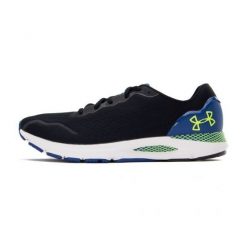 Buty Under Armour Hovr Sonic 6 M 3026121-002 czarne. Czarne buty sportowe na co dzień męskie z gumy, bez zapięcia, na fitness i siłownię. Za 637.38 zł.