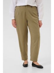 KAFFE curve Bluzka w kolorze białym rozmiar: 52. Białe bluzki damskie KAFFE curve, bez wzorów, z bawełny, bez kołnierzyka, bez ramiączek. Za 126.99 zł.