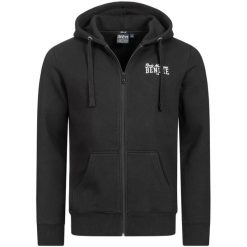 Bluza z kapturem i zamkiem błyskawicznym Benlee Chest Logo. Czarne bluzy z kapturem męskie Benlee, m, z bawełny. Za 278.50 zł.