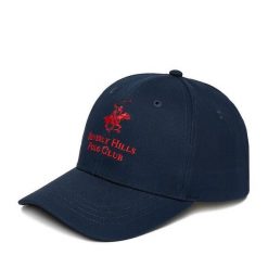 Czapka z daszkiem Beverly Hills Polo Club. Niebieskie czapki z daszkiem damskie Beverly Hills Polo Club, bez wzorów. Za 79.99 zł.