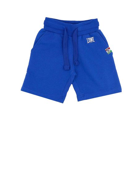 Bluza z bawełna z kieszenie na czas wolny. Niebieskie bluzy bez kaptura męskie LEONE 1947 APPAREL, bez wzorów, z bawełny. Za 42.06 zł.
