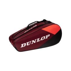 Torba tenisowa na rakiety Dunlop CX Club 10 Racket Bag. Czerwone torebki klasyczne damskie Dunlop, bez wzorów, bez dodatków. Za 389.99 zł.
