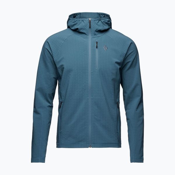 Bluza trekkingowa męska Black Diamond Coefficient Storm Hoody. Niebieskie bluzy bez kaptura męskie Black Diamond, m. W wyprzedaży za 469.99 zł.