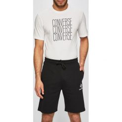 Converse - Szorty. Czarne szorty męskie Converse, bez wzorów, z bawełny, casualowe. W wyprzedaży za 119.90 zł.