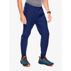 Spodnie turystyczne męskie Marmot Elche Jogger. Niebieskie spodnie materiałowe męskie Marmot, bez wzorów, sportowe. W wyprzedaży za 360.50 zł.