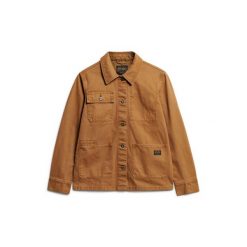 Kurtka damska Superdry Chore. Brązowe kurtki damskie Superdry., bez wzorów, bez kaptura. W wyprzedaży za 444.30 zł.