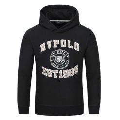 Bluza jeździecka z kapturem HV Polo Marcus. Czarne bluzy sportowe męskie HV POLO, bez wzorów, z dresówki, sportowe, bez kołnierzyka, bez ramiączek. Za 394.50 zł.