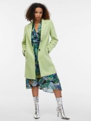 Orsay Płaszcz przejściowy w kolorze jasnozielonym rozmiar: 40. Zielone płaszcze damskie ORSAY, bez wzorów. Za 108.99 zł.