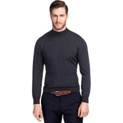 Sweter OTTAVIO SWSR000173. Brązowe swetry męskie Giacomo Conti, na jesień, m, bez wzorów, z wełny, bez kołnierzyka. Za 229.00 zł.