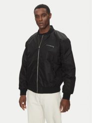 Richmond X Kurtka bomber UMP25070GB Czarny Regular Fit. Czarne kurtki męskie RICHMOND X, m, bez wzorów, z syntetyku, bez kaptura. Za 889.99 zł.