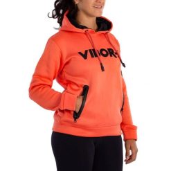 Bluza damska z kapturem Vibora Yarara. Brązowe bluzy z kapturem damskie VIBORA, xs, z materiału. Za 183.50 zł.