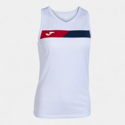 Tank top tenisowy damski Joma Court Sleeveless. Niebieskie topy damskie Joma, xs, bez wzorów, bez ramiączek. Za 56.99 zł.