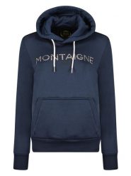 Maison Montaigne Bluza "Gontaigne" w kolorze granatowym rozmiar: XL. Niebieskie bluzy z kapturem damskie Maison Montaigne, xl. Za 83.42 zł.