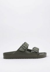 Klapki męskie Birkenstock Arizona Eva. Zielone klapki i japonki męskie Birkenstock, z materiału. Za 323.00 zł.