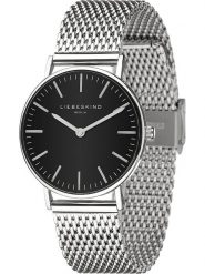 Liebeskind Zegarek kwarcowy w kolorze srebrno-czarnym rozmiar: onesize. Szare, analogowe zegarki damskie Liebeskind, ze stali. Za 291.51 zł.