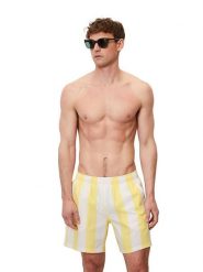 Marc O´Polo Bodywear Szorty kąpielowe w kolorze biało-żółtym rozmiar: L. Białe szorty sportowe męskie l, z materiału, outdoorowe. Za 134.95 zł.