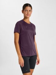 Koszulka damska Newline Beat. Czerwone t-shirty damskie Newline, xl, bez wzorów, z materiału, bez kołnierzyka. Za 137.50 zł.
