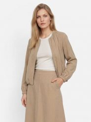 Marc O'Polo Bluza z zawartością lnu Kobiety Lyocell beżowy, 44. Brązowe bluzy sportowe damskie Marc O´Polo, bez wzorów, z lyocellu, bez ramiączek, bez kaptura. Za 549.95 zł.