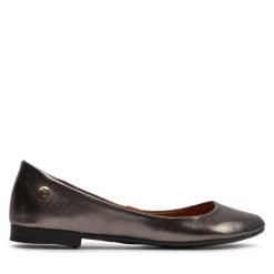 Baleriny Maciejka. Szare baleriny damskie Maciejka, bez wzorów, bez obcasa. Za 229.99 zł.