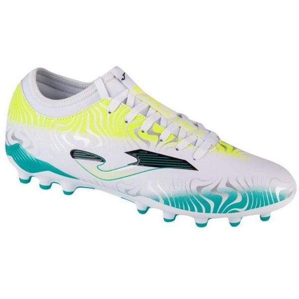 Męskie Buty Piłkarskie Evolution Ze Sztuczną Nawierzchnią. Białe buty trekkingowe męskie Joma, z gumy, bez zapięcia, do piłki nożnej. Za 274.99 zł.