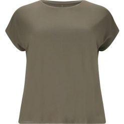 Damska koszulka z rękawem 3/4 Q Sportswear Jenirei. Szare bluzki damskie ENDURANCE Q, bez wzorów, sportowe, bez kołnierzyka, bez ramiączek. Za 173.00 zł.