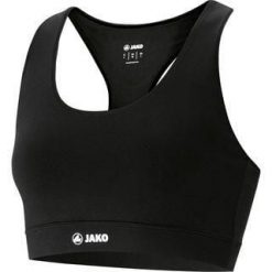 Biustonosz Jako femme Active. Czarne biustonosze sportowe damskie Jako, bez wzorów. Za 161.00 zł.
