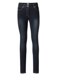 Heine Dżinsy - Skinny fit - w kolorze granatowym rozmiar: W19. Niebieskie jeansy damskie Heine. Za 56.99 zł.
