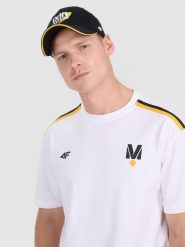 4F Czapka z daszkiem trucker snapback 4F x Drift Masters - czarna S/M. Czarne czapki z daszkiem damskie 4f, bez wzorów, z bawełny. Za 119.99 zł.