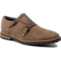 Półbuty STRELLSON - Alan 4010002598 Taupe 104. Brązowe półbuty męskie Strellson, z materiału, bez zapięcia. W wyprzedaży za 259.00 zł.