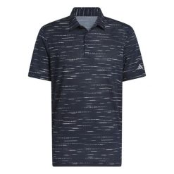 Dzianinowa koszulka polo adidas Ultimate365. Niebieskie koszulki polo męskie Adidas, m, bez wzorów, z dzianiny, bez ramiączek. Za 245.00 zł.