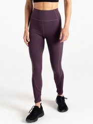 Dare 2b Legginsy sportowe "Power" w kolorze fioletowym rozmiar: 44. Różowe legginsy damskie Dare 2b, bez wzorów, z materiału, outdoorowe. Za 122.96 zł.