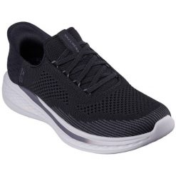 Buty sportowe Skechers Slade Quinto. Czarne buty sportowe na co dzień męskie Skechers, z materiału, bez zapięcia, trekkingowe. Za 390.00 zł.