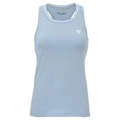 Damski tank top Tecnifibre Team Tech Top. Niebieskie topy sportowe damskie TECNIFIBRE, l, bez wzorów, z materiału, bez ramiączek. Za 238.65 zł.