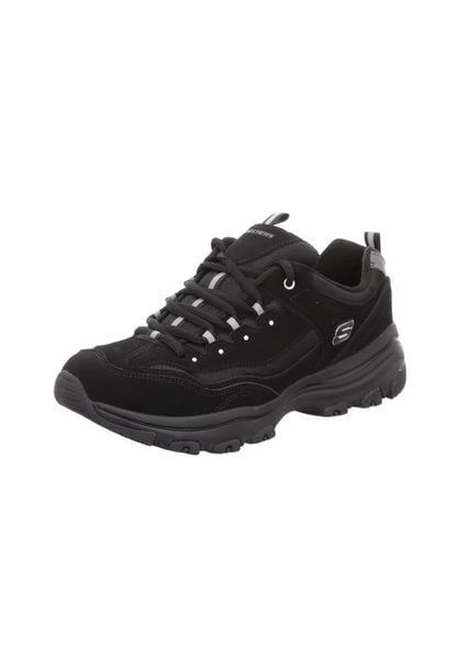 Buty sportowe Sneakersy damskie, Skechers I-Conik. Czarne buty sportowe na co dzień damskie Skechers, bez wzorów, z materiału, trekkingowe. Za 269.99 zł.