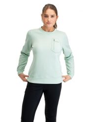 Bergans Bluza funkcyjna "Midtli" w kolorze miętowym rozmiar: M. Zielone bluzy bez kaptura damskie Bergans, m, z materiału. Za 210.32 zł.