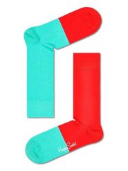 Happy Socks Skarpety w kolorze czerwono-turkusowym rozmiar: 36-40. Czerwone skarpetki męskie Happy Socks, bez wzorów. Za 26.99 zł.