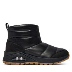 Śniegowce Skechers. Czarne śniegowce damskie Skechers. Za 449.99 zł.
