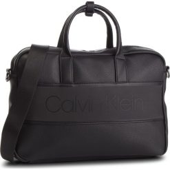 Torba na laptopa CALVIN KLEIN - Strike Slim Laptop Bag K50K504277 001. Czarne torby na laptopa damskie CALVIN KLEIN, bez wzorów, ze skóry ekologicznej. W wyprzedaży za 379.00 zł.