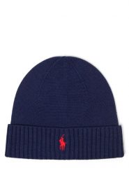 Polo Ralph Lauren czapka wełniana Mężczyźni Wełna niebieski, ONE SIZE. Niebieskie czapki męskie Polo Ralph Lauren, bez wzorów, z wełny, wakacyjne. Za 379.95 zł.