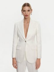 Dolce&Gabbana Marynarka F29UCT FJTBV Biały Regular Fit. Białe marynarki i żakiety damskie Dolce&Gabbana, bez wzorów, z bawełny. Za 11,849.00 zł.