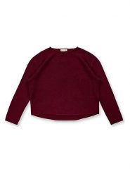 Sense Organics Sweter "Laissa" w kolorze czerwonym rozmiar: 38. Czerwone swetry klasyczne damskie Sense Organics, z bawełny, bez kołnierzyka. Za 162.11 zł.
