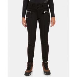 Spodnie softshell damskie Kilpi MAURA-W. Czarne spodnie dresowe damskie Kilpi, na zimę, bez wzorów, z softshellu. Za 344.59 zł.
