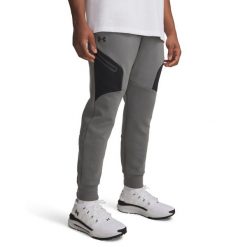 Spodnie treningowe Under Armour Unstoppable Fleece 1389353. Czarne spodnie sportowe męskie Under Armour, z bawełny. Za 443.15 zł.