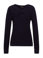 More & More Sweter w kolorze granatowym rozmiar: 44. Niebieskie swetry klasyczne damskie MORE & MORE, s, z wiskozy, bez kołnierzyka. Za 87.61 zł.