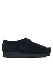 Clarks Półbuty Wallabee Lite. 26329534 Czarny. Czarne półbuty damskie Clarks, bez wzorów, ze skóry, bez obcasa, na płaskiej podeszwie. Za 429.99 zł.