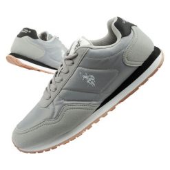 Buty sneakersy męskie sportowe U.S. Polo Assn. Szare buty sportowe na co dzień męskie U.S. Polo Assn., bez zapięcia. W wyprzedaży za 188.00 zł.