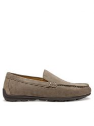 Geox Mokasyny U Spherica Ec16 U55HYA 00022 C1018 Szary. Szare mokasyny męskie Geox, ze skóry. Za 399.99 zł.