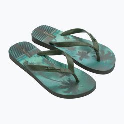 Japonki męskie Ipanema Tropical III. Zielone klapki i japonki męskie Ipanema, z materiału. Za 83.99 zł.