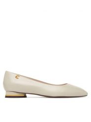 Coccinelle Baleriny C-Everyday Smo E4 U1L 19 01 01 Zielony jasny. Zielone baleriny damskie Coccinelle, bez wzorów, ze skóry, bez obcasa. Za 899.99 zł.